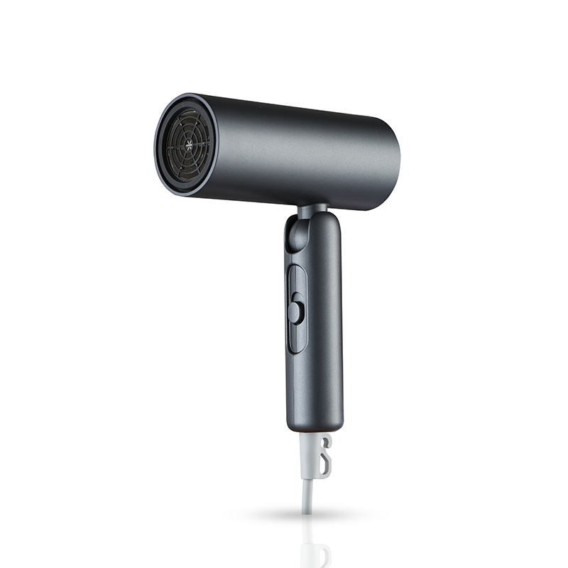 Sèche-cheveux pliable compact à double tension AU703