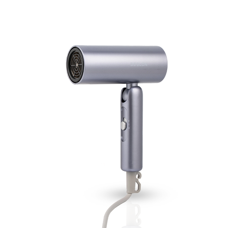 Sèche-cheveux pliable compact à double tension AU703