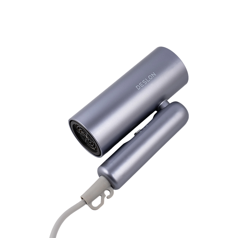Sèche-cheveux pliable compact à double tension AU703